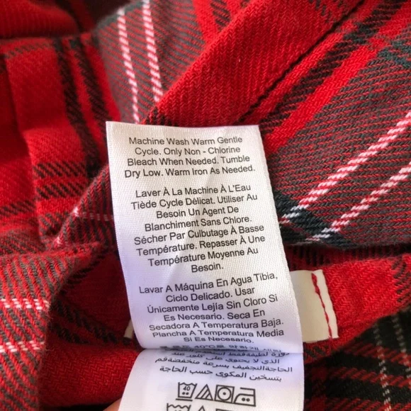 Set of 2 Williams Sonoma Home tartan plaid euro shams linen cotton preppy lodge - Picture 4 of 5